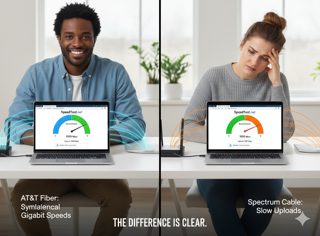 Is AT&T Internet Faster Than Spectrum at Similar Price Tiers?