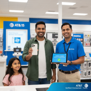 Customer in USA confirming legitimate AT&T iPhone promotion through BestISPDeals.