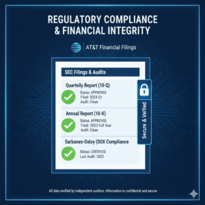Visual reference to AT&T and Lumen’s regulatory filings related to the acquisition.