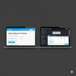 Example of a verified AT&T order tracking portal confirming a SARA Plus order.