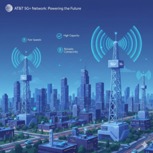 AT&T network improvements with new spectrum and tower upgrades.
